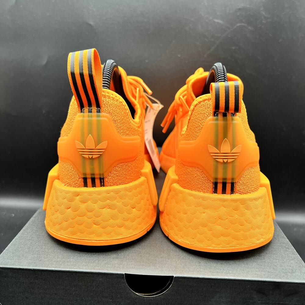NEW Adidas NMD R1 Women's Shoes Size 7 Bright Orange Sneakers Athletic GV9439 - Picture 7 of 10